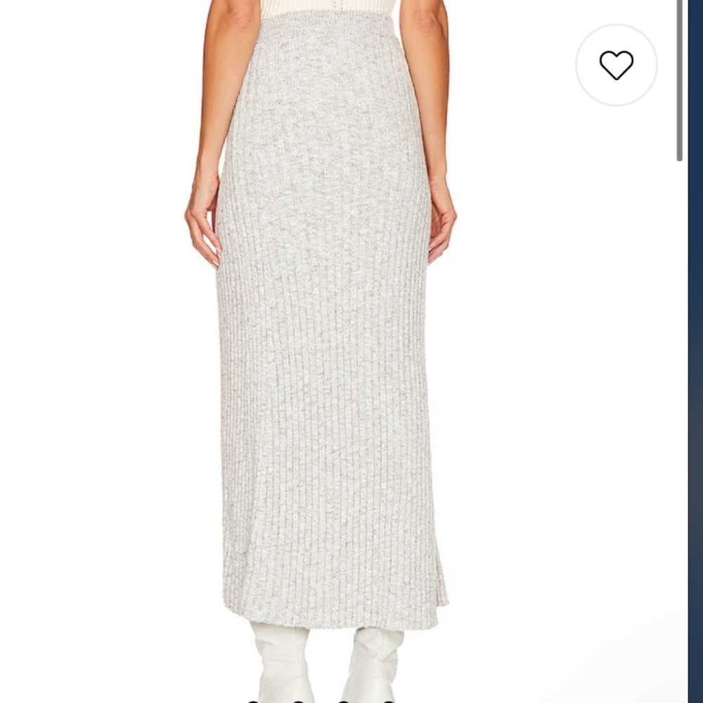 Better Days Midi Skirt XS Gray - Picture 3 of 7